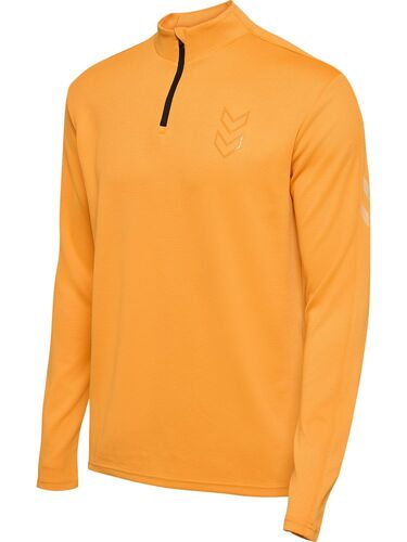 Hummel hmlACTIVE PL HALF ZIP - blazing orange