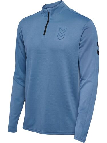 Hummel hmlACTIVE PL HALF ZIP - coronet blue