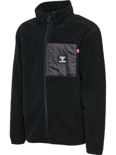 Hummel hmlATLAS FLEECE ZIP JACKET - black