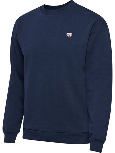 Hummel hmlLOOSE CREWNECK BEE - dress blues