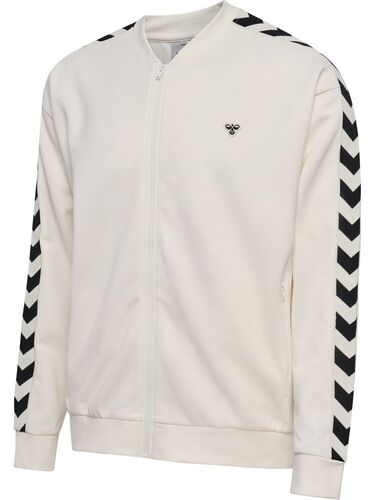 Hummel hmlARCHIVE REGULAR POLY ZIP JACKET - blanc de blanc