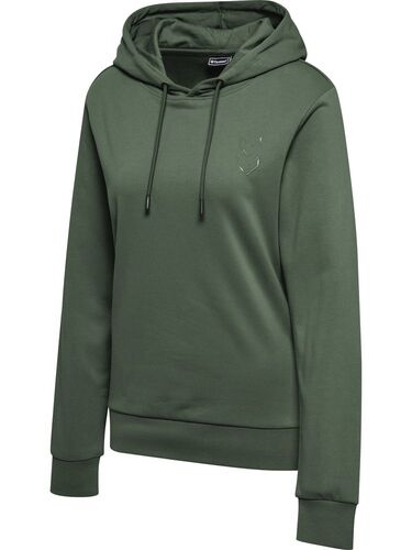 Hummel hmlACTIVE CO HOODIE WOMAN - climbing ivy