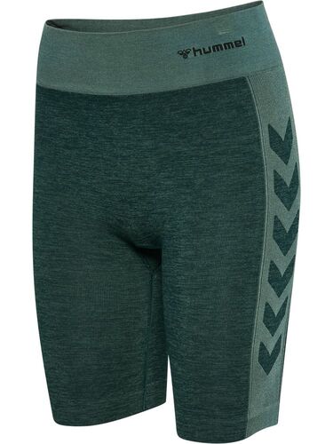 Hummel hmlCLEA SEAMLESS CYCLING SHORTS - green gables/garden topiary me
