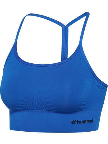 Hummel hmlTIFFY SEAMLESS SPORTS TOP - olympian blue