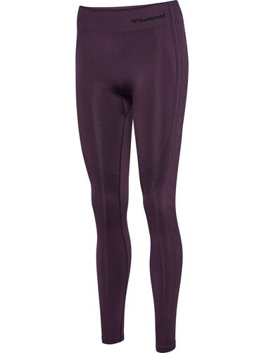 Hummel hmlSHAPING SEAMLESS MW TIGHTS - plum perfect