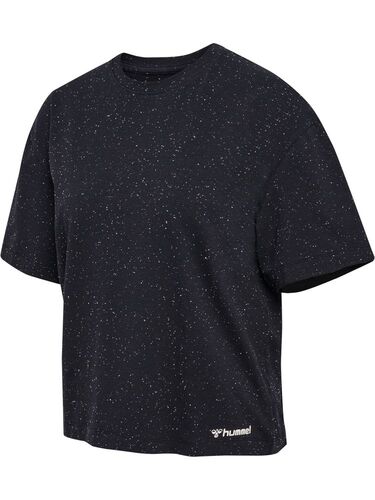 Hummel hmlMT ULTRA BOXY SHORT T-SHIRT - black melange