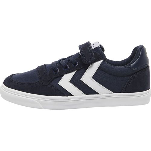 Hummel SLIMMER STADIL LOW JR - dress blues