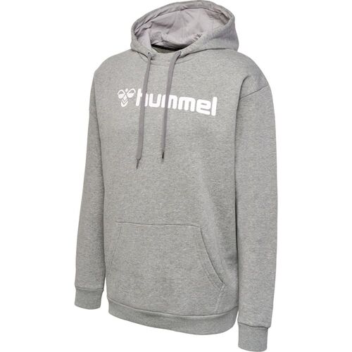 Hummel hmlMOVER COTTON HOODIE - grey melange