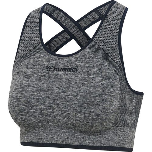 Hummel hmlMT UNA SEAMLESS SPORTS TOP - blue nights melange
