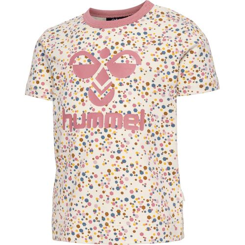 Hummel hmlKAREN AOP T-SHIRT S/S - turtledove