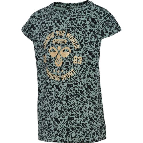 Hummel hmlMEJSE T-SHIRT S/S - chinois green