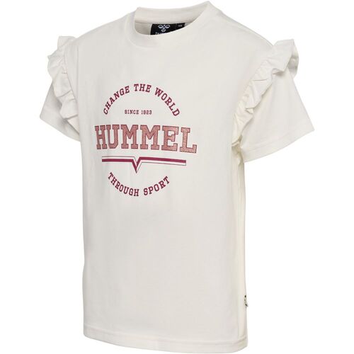 Hummel hmlVIOLET T-SHIRT S/S - marshmallow
