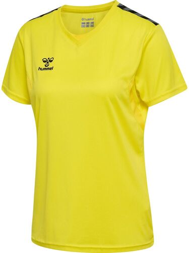 Hummel hmlAUTHENTIC PL JERSEY S/S WOMAN - blazing yellow