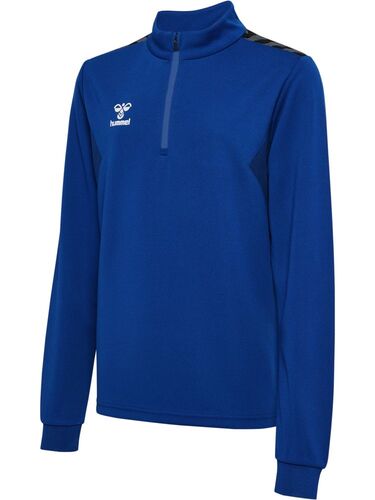 Hummel hmlAUTHENTIC HALF ZIP SWEAT KIDS - true blue