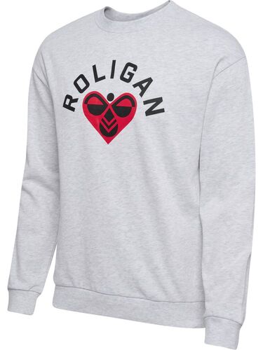Hummel hmlROLIGAN SWEATSHIRT - light grey melange
