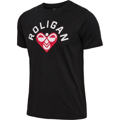 Hummel hmlROLIGAN COTTON T-SHIRT - black