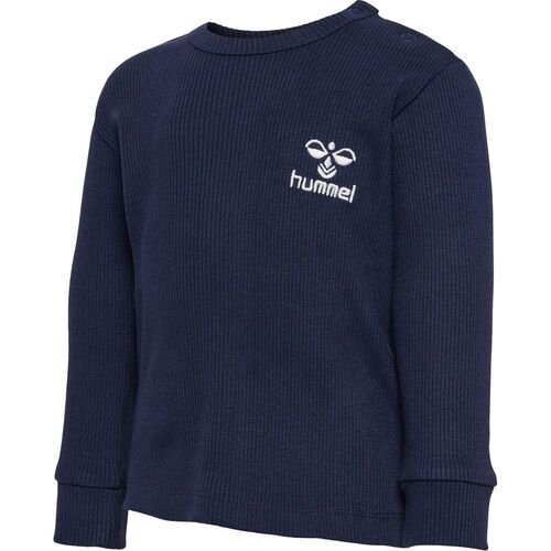 Hummel hmlSAMI T-SHIRT L/S - black iris