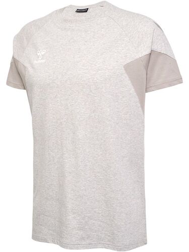 Hummel hmlTRAVEL T-SHIRT S/S - light grey melange