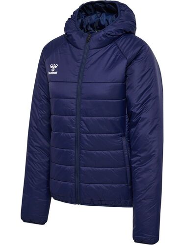 Hummel hmlGO QUILTED HOOD JACKET WOMAN - marine