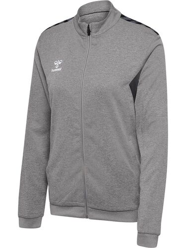 Hummel hmlAUTHENTIC PL ZIP JACKET WOMAN - grey melange