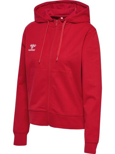 Hummel hmlGO 2.0 ZIP HOODIE WOMAN - true red