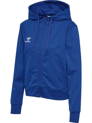 Hummel hmlGO 2.0 ZIP HOODIE WOMAN - true blue