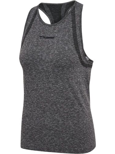 Hummel hmlMT HYPER SEAMLESS TANKTOP - black melange