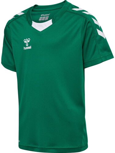 Hummel hmlCORE XK POLY JERSEY S/S KIDS - evergreen