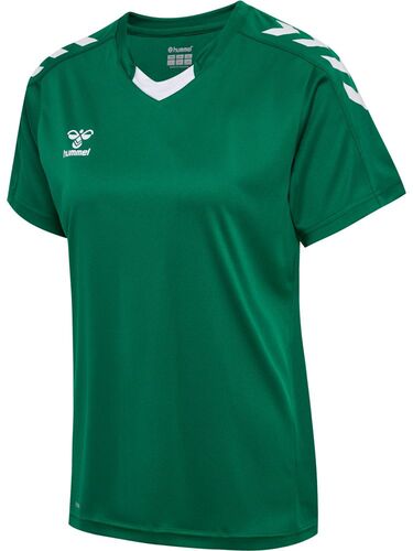 Hummel hmlCORE XK POLY JERSEY S/S WOMAN - evergreen