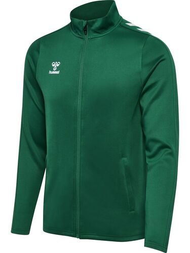 Hummel hmlCORE XK POLY ZIP SWEAT WOMAN - evergreen