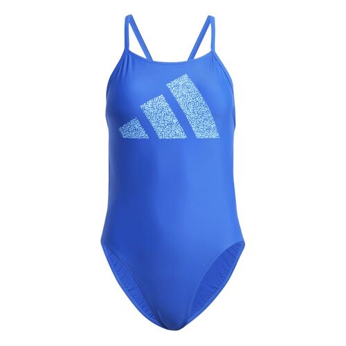 adidas 3 Bar Logo Print Badeanzug