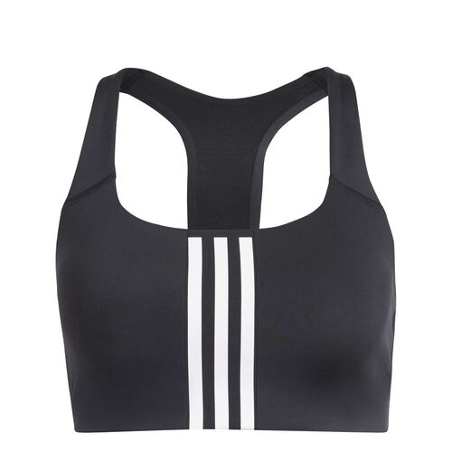 adidas Powerimpact Training Medium-Support 3-Streifen Sport-BH