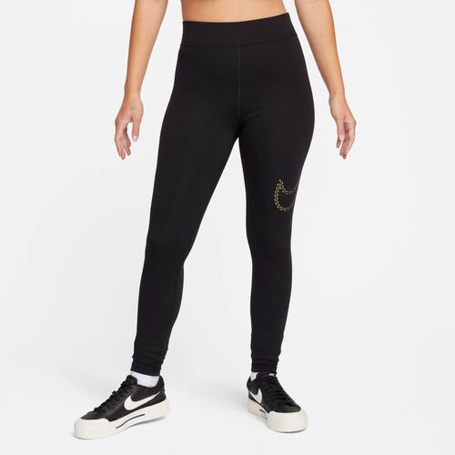 Nike Sportswear Premium Essential Leggings mit hohem Bund und Glanz f�r Damen