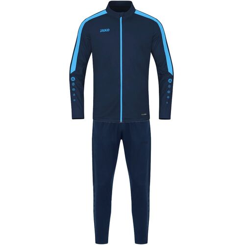 Jako Trainingsanzug Polyester Power - marine/skyblue