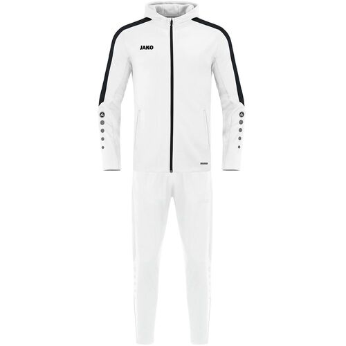 Jako Trainingsanzug Polyester Power mit Kapuze - wei�