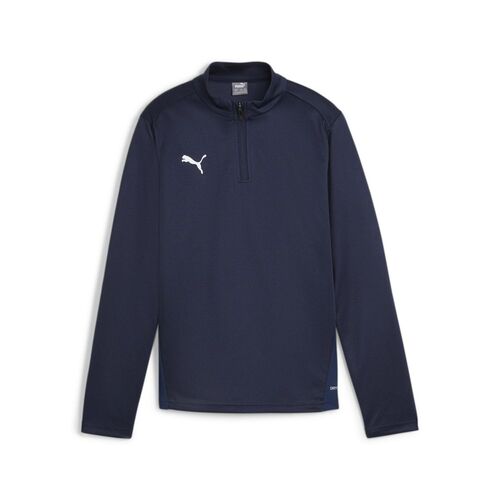 Puma teamGOAL Training 1/4 Zip Top Jr - blau