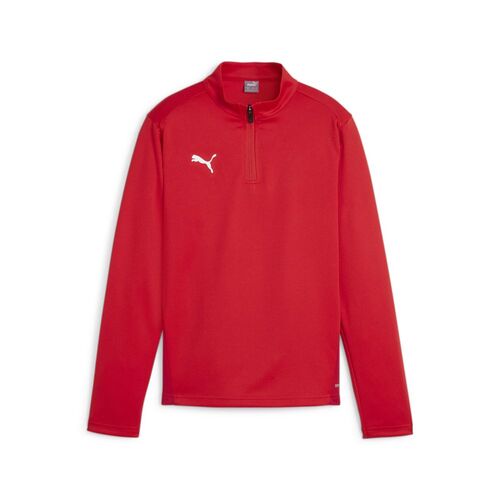 Puma teamGOAL Training 1/4 Zip Top Jr - rot