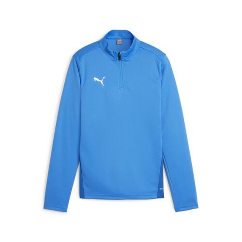 Puma teamGOAL Training 1/4 Zip Top Jr - blau