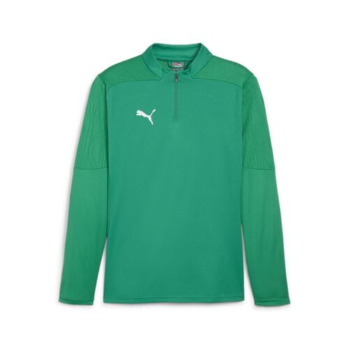 Puma teamFINAL Training 1/4 Zip Top - gr�n