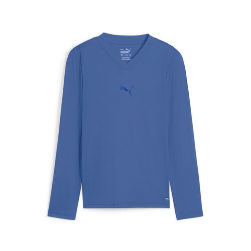 Puma Teamgoal Baselayer Tee Ls - electric blue lemonade-puma te