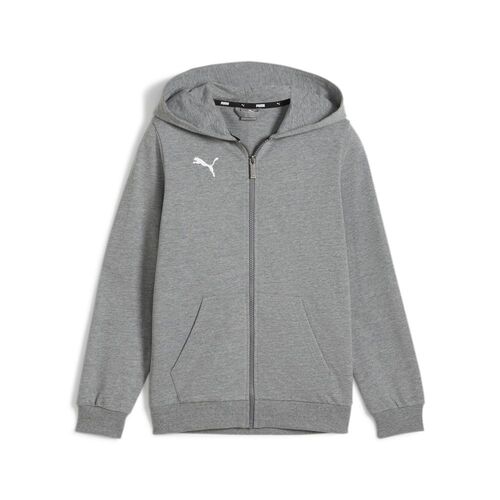 Puma teamGOAL Casuals Hooded Jacket Jr - grau