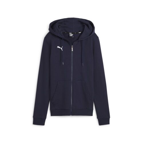Puma teamGOAL Casuals Hooded Jacket Wmn - blau