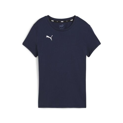 Puma teamGOAL Casuals Tee Wmn - blau