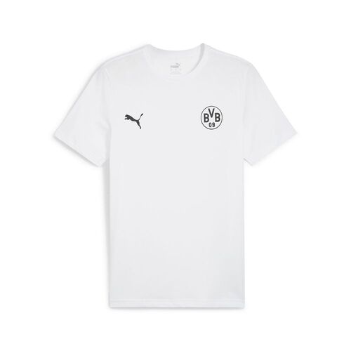Puma BVB ESS Tee Jr - weiss