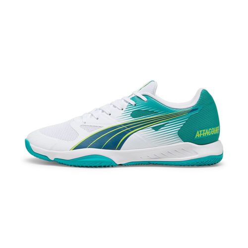 Puma Attacourt - puma white-ocean tropic-sparkl