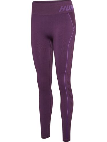 Hummel Hmlte Christel Seamless Mw Tights - plum perfect/bellflower melan
