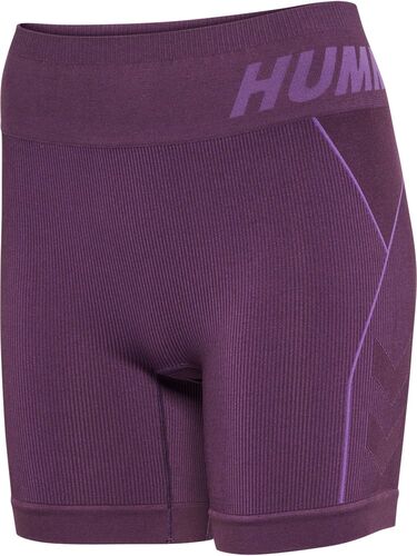 Hummel Hmlte Christel Seamless Shorts - plum perfect/bellflower melan