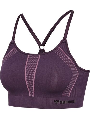 Hummel Hmlmt Power Seamless Sports Bra - plum perfect