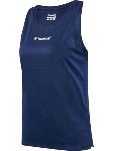 Hummel Hmlrun Singlet S/L Woman - black iris