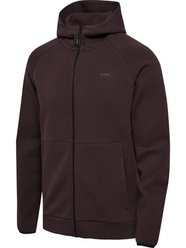 Hummel Hmltech Fleece Regular Zip Hoodie - chocolate plum